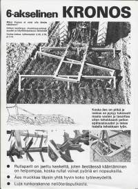 6-akselinen Kronos - esite 1970-80 l