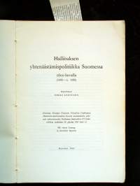 Hallituksen yhtenäistämispolitiikka Suomessa 1600-luvulla (1600-n. 1680)