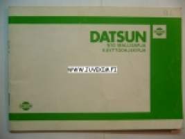 Datsun N10 Mallisarja -Käyttöohjekirja