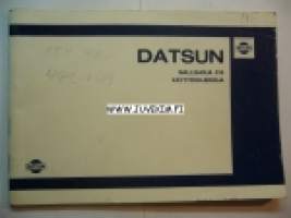 Datsun Mallisarja 910 -Käyttöohjekirja