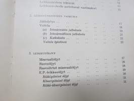 Shell - Leikkuunesteet -perusteellinen selvitys metallinleikkuun ja -työstön vaatimista voiteluaineista ja nesteistä