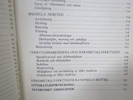 Fagersta Seco Handbok (Secometallens tillverkning och egenskaper etc.) -Fagerstan kovametallituotteiden = työkaluterästen esittelykirja