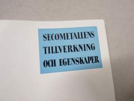 Fagersta Seco Handbok (Secometallens tillverkning och egenskaper etc.) -Fagerstan kovametallituotteiden = työkaluterästen esittelykirja