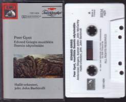 Peer Gynt - Edvard Griegin musiikkia Ibsenin näytelmään, 1985. C-kasetti. EMI Toiveklassikot 1561484. Katso kappaleet kuvasta/alta.