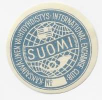 Suomi kansainvälinen vaihtoyhdistys-  liikemerkki logo