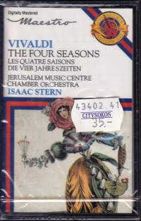 Vivaldi - The Four Seasons - Neljä vuodenaikaa.  1987 C-kasetti. Katso kappaleet kuvasta/alta. UUSI, muovitettu. MYT 42526