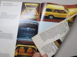 Ford - Autonostajan opas 1976, Taunus, Escort, Capri, Granada -myyntiesite / sales brochure