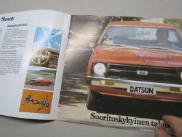 Datsun Sunny 120 / 140 Y -myyntiesite / sales brochure
