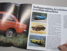 Datsun Sunny 120 / 140 Y -myyntiesite / sales brochure