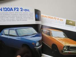 Datsun Sunny 120A  F2 -myyntiesite / sales brochure