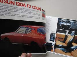 Datsun Sunny 120A  F2 -myyntiesite / sales brochure