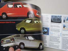 Datsun Sunny 120A  F2 -myyntiesite / sales brochure