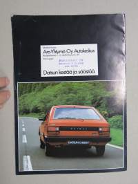 Datsun 100 / 130 / 150 A Cherry -myyntiesite / sales brochure