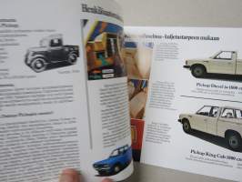 Datsun Pickup Diesel, 1600 bens., King Cab 1800 bens. -myyntiesite