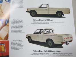 Datsun Pickup Diesel, 1600 bens., King Cab 1800 bens. -myyntiesite