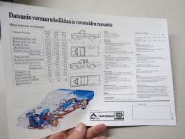 Datsun Pickup Diesel, 1600 bens., King Cab 1800 bens. -myyntiesite