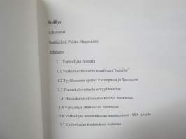 Topparina Turussa - Turun Verhoilijamestarit Ry. 70 vuotta  -historiikki