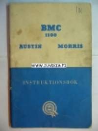 BMC 1100 Austin Morris -instruktionsbok