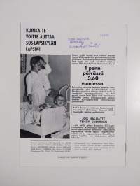 SOS-lapsikylän kuulumisia nro 2 / 1973