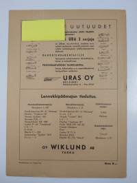 Siipi vuosikerta 1946 (6 lehteä, puuttuu nro 6-7)