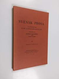 Svensk prosa : läsebok för lärdomsskolan Häft 3