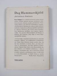 Dag Hammarskjöld : yksinäinen ihminen