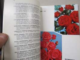 Taimihinnasto 1970-1971 Turun taimistot Jali Lyyvaara -plant catalog