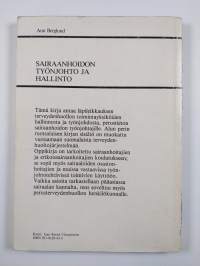 Sairaanhoidon työnjohto ja hallinto
