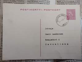 Perintäpostikortti v.1966