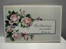 Postikortti ripillepääsyn muistoksi v.1953