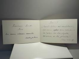 Postikortti ripillepääsyn muistoksi v.1953