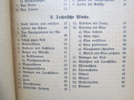 Handfertigkeitskniffe im Laboratorium - Technische Winke für Unterricht und Praxis