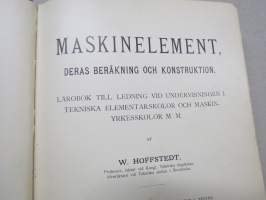 Maskinelement, deras beräkning och konstruktion
