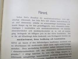 Maskinelement, deras beräkning och konstruktion