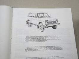 VAZ 2121 (Lada Niva) Katalog sapasnih zastei, Parts catalogue, Catalogue des pieces detachees, Ersatzteilkatalog, Catalogo de piezas de repuesto -varaosaluettelo