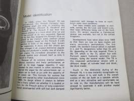 Renault 16 - Haynes Owner´s Handbook / Maintenance Manual, Routine Maintenance, MOT Preparation, Fault Finding, Repairs