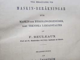Konstruktören - En handbok till begagnande vid maskin-beräkningar för maskin- och byggnadsingeniörer samt tekniska läroanstalter