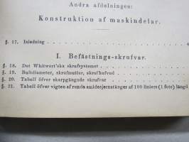 Konstruktören - En handbok till begagnande vid maskin-beräkningar för maskin- och byggnadsingeniörer samt tekniska läroanstalter