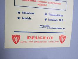 SM-jäärata-ajot 14.2.1970 Piikkiönlahdella(Piikkiö) -juliste