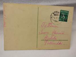 Pääsiäiskortti v.1932 Lapset ja munakori Hauskaa Pääsiäistä!