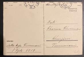 Lentäjät - Kulkenut kenttäposti - Päiväys vuodelle 1942