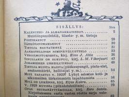 Suomen kuvalehden vuosikirja 1930 - lehden tilaajalahja kalenteri / hakuteos monipuolisine artikkeleineen; Mitä on liikenne?, Opas seuranäyttämölle, 128 Muotokuvaa..