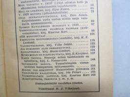 Suomen kuvalehden vuosikirja 1930 - lehden tilaajalahja kalenteri / hakuteos monipuolisine artikkeleineen; Mitä on liikenne?, Opas seuranäyttämölle, 128 Muotokuvaa..