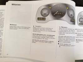 Opel Zafira 1999 -myyntiesite / sales brochure