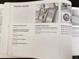 Opel Zafira 1999 -myyntiesite / sales brochure