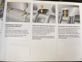 Opel Zafira 1999 -myyntiesite / sales brochure