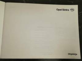 Opel Sintra 1997 -myyntiesite / sales brochure