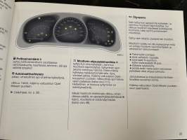 Opel Sintra 1997 -myyntiesite / sales brochure