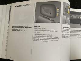 Opel Frontera 1998 -myyntiesite / sales brochure