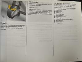 Opel Agila 2000 -myyntiesite / sales brochure